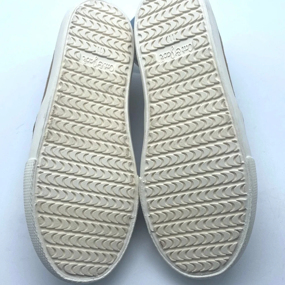 This is a pair of Cat & Jack Keagan slip-on sneakers in a brown